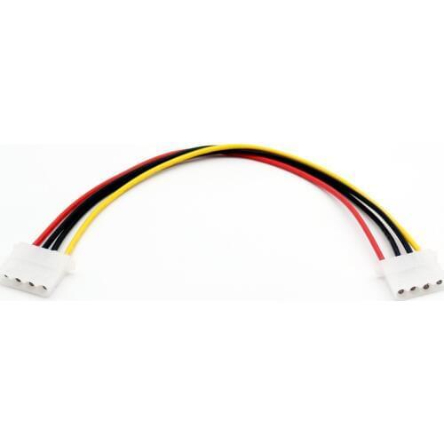 1pcs IDE 4 pin Molex Female to 4 pin Female Power Extension Connector Cable IDE 4 Pin Female to Female Cable 30cm