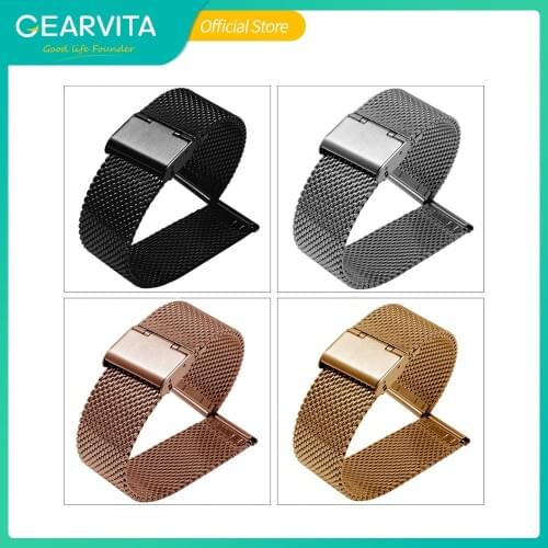 High Quality 22mm 20mm 18mm Smart Watch Band Steel Straps Watchbands Accessories For Huawei Xiaomi Smartwatch Magnetic strap