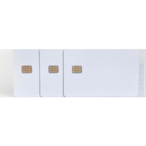 30pcs/Lot Blank Inkjet SLE4442 Contact Smart Chip Card IC Card Printing by Epson or Canon Printers for Membership Card ID Card