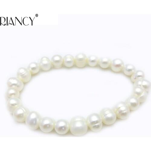 Fashion truly Natural Freshwater Pearl Bracelet Five styles Pearls Bracelet Elastic rope Pearl Jewelry for Women
