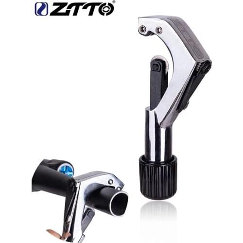 ZTTO Bicycle Steerer Tube Cutter Fork Cutting Tool handlebar Cutter Fit For 6 - 42mm 22.2 28.6mm tube with spare cut ring Blade