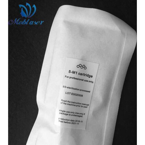 10 pcs 5 M1 High Qualtity Disposable Sterilized Rotary Tattoo Machine Needles Single Stack Magnum 5 Permanent Makeup Tattoo Pen