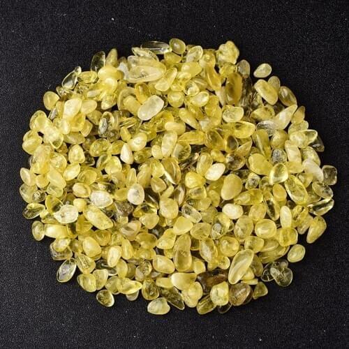 100g 4 Sizes Yellow Natural Mixed Quartz Crystal Stone Rock Gravel Specimen Tank Decor Natural Stones And Minerals