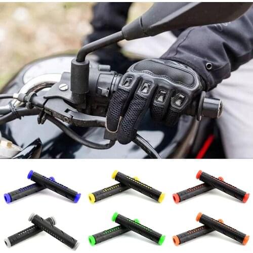 2Pcs/Set Motorcycle Handgrip Guard Cover Anti-Skid Handlebar Grips Universal Motorbike Brake Clutch Lever Cover Moto Accessories