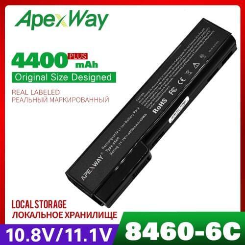 Battery For HP QK639AA QK640AA QK642AA QK643AA ST09 6360T For EliteBook 8460p 8470p 8470w 8560p 8570p 8570w 8760p 8760w 6 cells