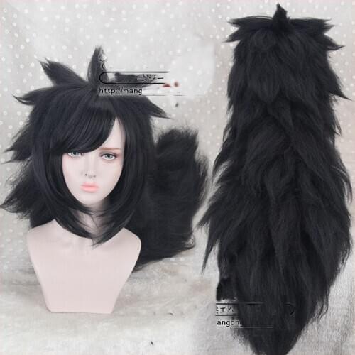 Anime Naruto Cosplay Wigs Uchiha Madara Cosplay wigs Long Ponytail Synthetic Hair Wig