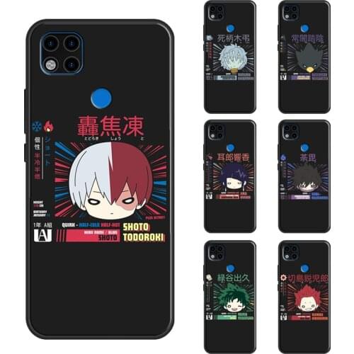 Anime My Hero Academia For Xiaomi Redmi Note 9 Pro Note 8 Pro 9S 8T Note 10 Pro Case For Redmi 9C 8A 9A 9T Cover