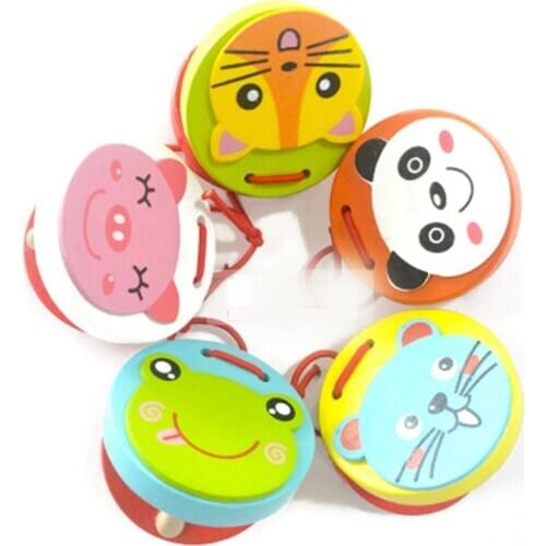 Baby Round dance Board Montessori Educational toy Wooden 3D Puzzle Wooden Sensory Jigsaw Training Intellectual LearningToy Gift