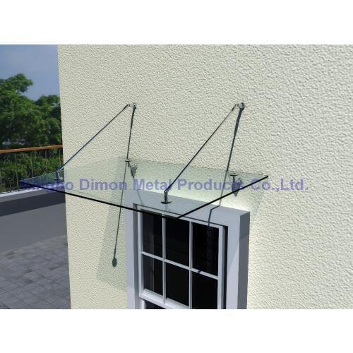 Dimon high quantity glass canopy / awning bracket SUS 304 bracket door awning bracket glass canopy fittings bracket motor YP001