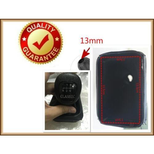 FAT Free Shipping 5 Speed Gear Shift Knob Leather Gaitor W202 C Class Manual For Mercedes Benz ATP Tour