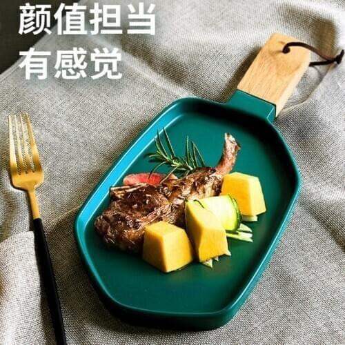 Nordic Ceramic Dinner Plates Trays Decorative Steak Salad Sushi Food Dinner Plates Talerze Obiadowe Kitchen Tableware DB60PZ