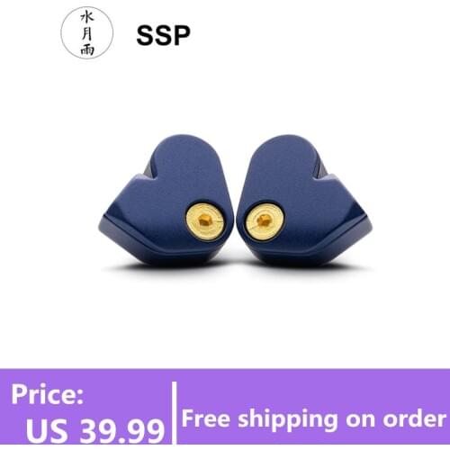 Moondrop SSP Headphone Beryllium Plating Dome Dynamic In-Ear Earphone Super Spaceship PLUS 2Pin 0.78mm Detachable Cable
