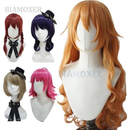 LoveLive PDP Cosplay Wigs Uehara Ayumu Nakasu Kasumi Love Live Perfect Dream Project Cosplay Wig Synthetic Hair