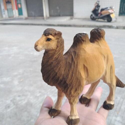 Wood carving animal camel crafts, home decoration accessories ,home decor statues, Desktop statues for decoration(A306)