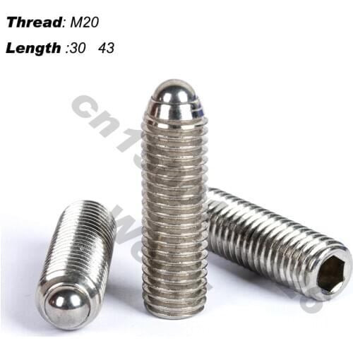 GN615 Ball Plunger / ball bolts / lock spring screw /hexagon screw/Stainless steel/ M3M4M5M6M8M10M12M16M20M24