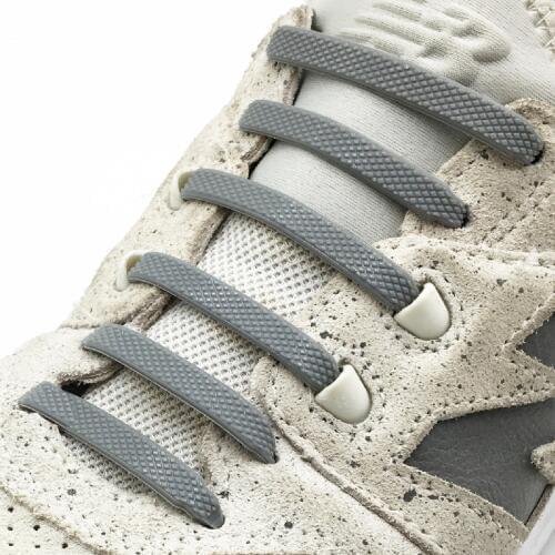 16pcs/lot Silicone Shoelaces No Tie Shoelaces 12 colors Elastic Lace Shoelace Creative Lazy Silicone Laces Rubber Lace