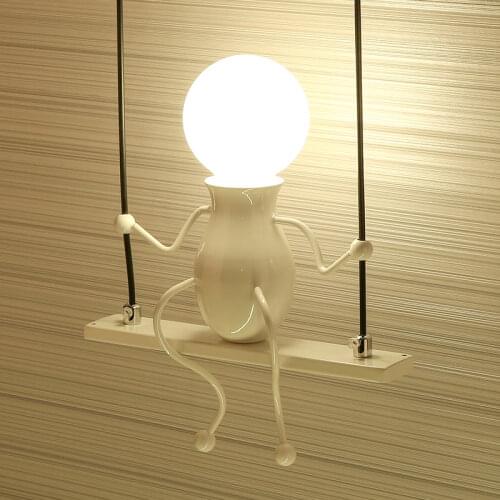 LED Childrens Wall Lamp Modern Bedroom Creative Bedside Lamp Corridor Aisle Staircase Villain Fashion Wall Lamp Led