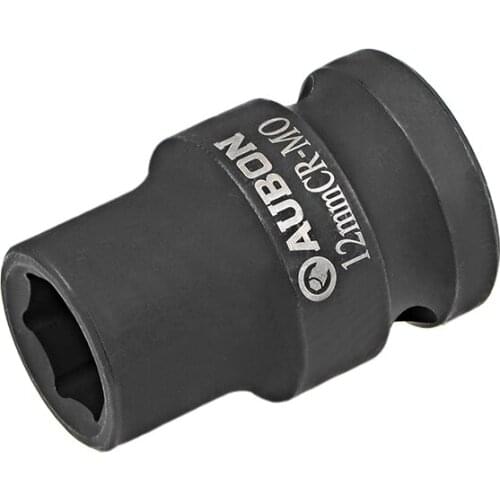 Uxcell 1/2-Inch Drive by 12mm Shallow Impact Socket, Cr-Mo, 6-Point, Metric