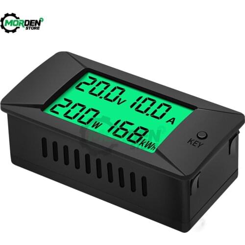 DC 0-300V 50- 300A Voltmeter Ammeter Electricity Energy Voltage Power Meter Car Battery Tester Monitor 12v 24v 48v 96v