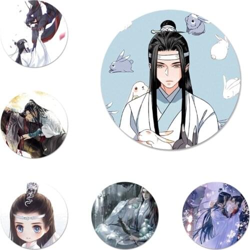 Mo Dao Zu Shi Lan Zhan Icons Pins Badge Decoration Brooches Metal Badges For Clothes Backpack Decoration