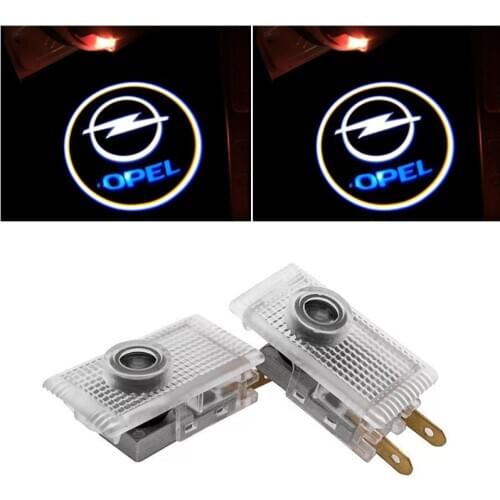 2X Car LED Door Welcome Logo Laser Projector Ghost Shadow Light For Opel Insignia A B 2009 2010 2011 2012 2018 opel logo lights