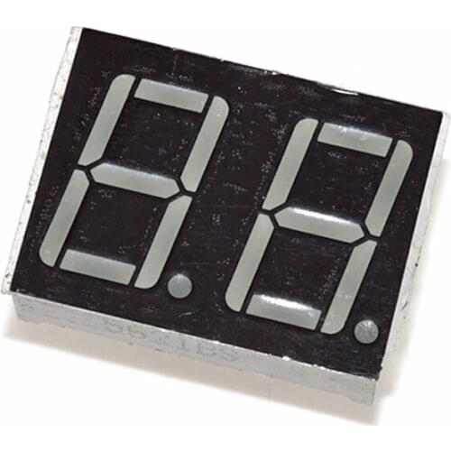 5Pcs Electronic Spare Parts LED-Display Dual Digit 7 Segment 0.56" Common Cathode or Common Anode
