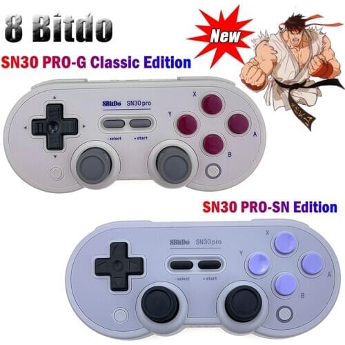 8BitDo Gamepad Controller for Nintendo Switch PC Android Joystick Wireless Bluetooth Controller SN30 Pro G Classic / SN GamePad