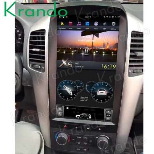 Krando Android 9.0 4G 32G 13.6" Tesla Vertical Screen Car Audio Player For Chevrolet Captiva 2008-2012 Carplay
