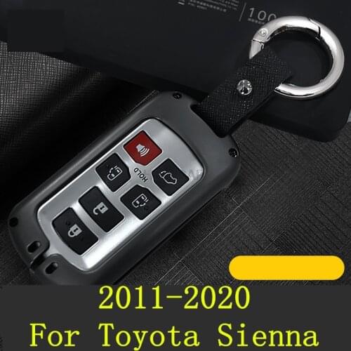 For Toyota Sienna 2011-2020 Anti-collision and scratch-resistant special key shell keychain metal key bag cover car Accessories