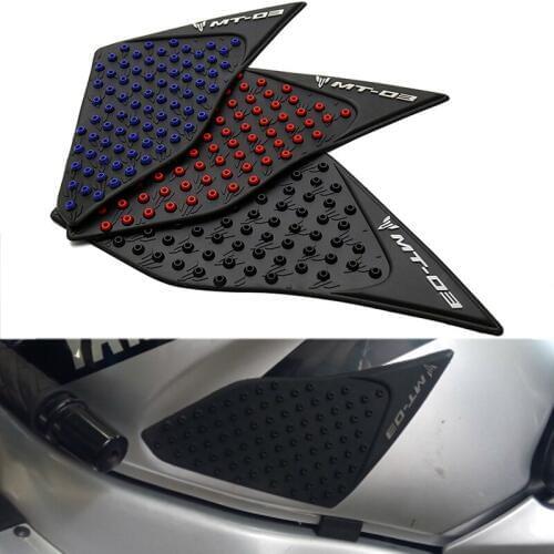 For Yamaha MT-03 2016-2018 Motorcycle Anti slip Tank Pad Protector Sticker 3M Side Gas Knee Grip Traction Pads