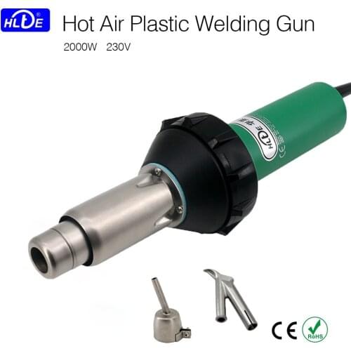 HLTE 2000W plastic welding gun nozzle roller heating element slotting knife trimming skiving knife Dolphin knife carbon brush