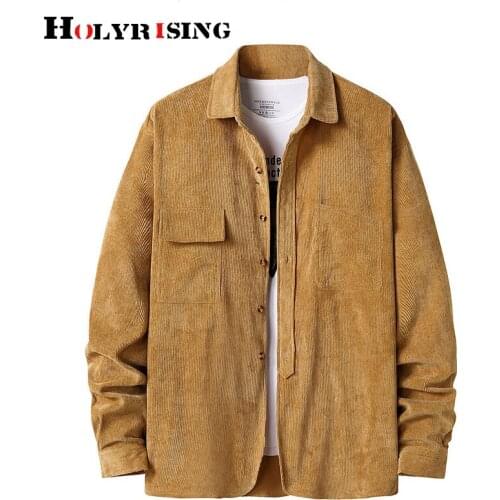 Мужские вельветовые рубашки Holyrising China At AliExpress