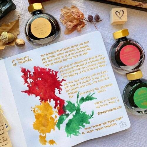 Canada Ferriswheelpress Ball Cake Color Ink Fountain Pen Ink 38ml/bottle