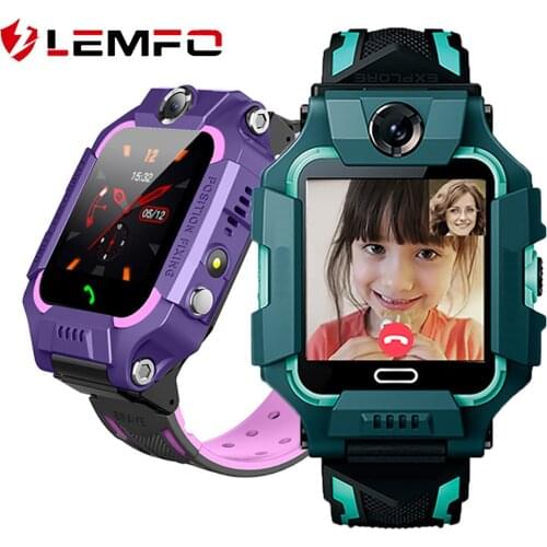 LEMFO Kids Smart Watch Q19 Smartwatch Baby Waterproof Voice Chat Support Sim Card Camera Girl Boy Gift Childrens Smart Watch