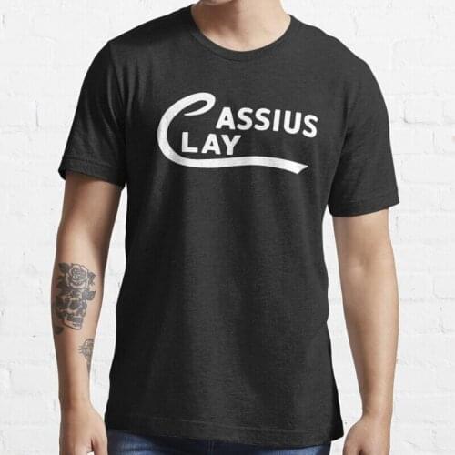 New Cassius Clay Funny T-Shirt Cotton Tee Shirt