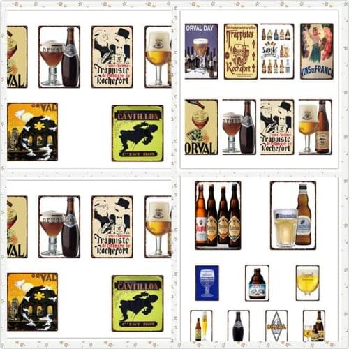 Classic New Metal Poster Tin Sign Vintage Ireland Beer Metal Plate For Bar Pub Wall Decor Plaques Kitchen Room Wall Signs