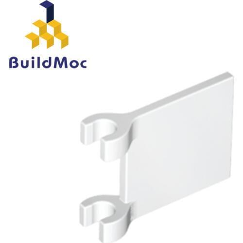 BuildMOC Compatible Assembles Particles 60779 2335 Flag 2x2 Square For Building Blocks Parts DIY Edu