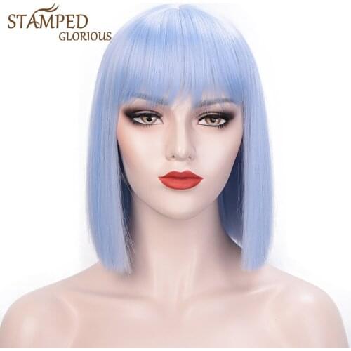 Stamped Glorious Pink Wigs