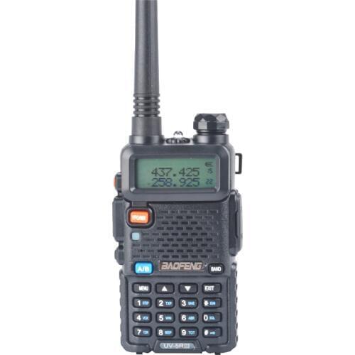 Tri band portable two way radio baofeng Walkie talkie UV-5RIII 136-173.975MHz/200-259.975MHz/400-519.975MHz 3 band with earpiece