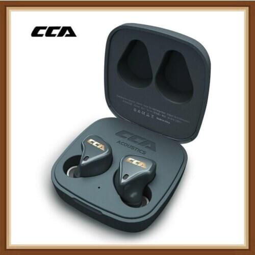 NEW CCA CX4 TWS True Wireless Bluetooth Headset Earphone V5.0 1BA+1DD Hybrid HIFI Stereo Sport Headset Noise Cancelling ZSX S1
