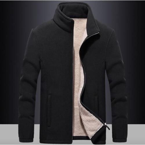 7XL 8XL 9XL Mens windbreaker Thick Fleece Jackets outwear Sportswear Wool Liner Hoody Warm Hoodies Thermal Coat Sweatshirts Me