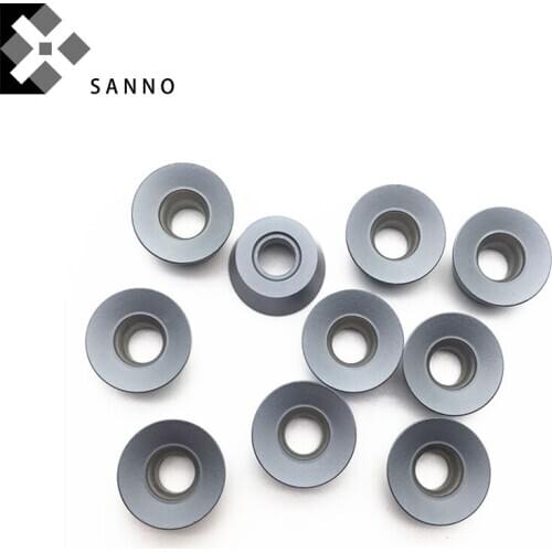 High quality RDMT10T3 / 1204 MO LT30 CNC blade carbide insert lathe tool cnc milling inserts indexable milling cutter RDMT