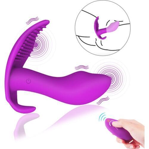 Female Wear Vibrator Wireless Remote Control Egg Jumping Masturbation G Point Invisible Butterfly Adult Erotic Sex Toy Massager