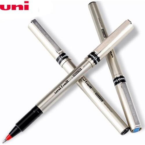 12pcs UNI Japan UB-177 Gel Pen 0.7mm Business Office Signature Pen Student Writing Straight Liquid Fluency Test Pen