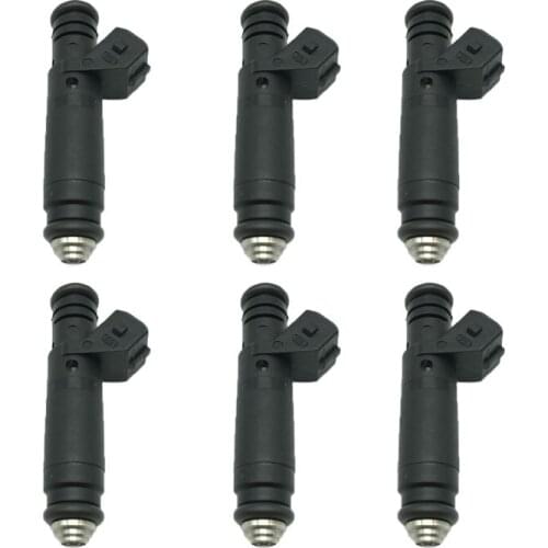 6pcs 630cc Fuel Injector Nozzle For FORD AUDI GENUINE SIEMENS DEKA 60lb LS1 LS6 Mustang 5.0 630cc Bosch EV1 FL114961 FI114961