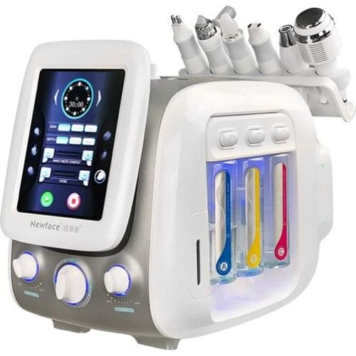Facial cleansing HOT 6 in 1 deep cleansing machine Water Jet Hydro Diamond, used in salons to remove dead skin