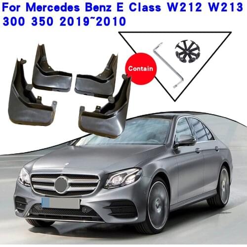 Car Fender Accessories For Mercedes Benz E Class W212 W213 300 350 2019~2010 Mudguards Splash Guards Fender Mudflaps Car Fender