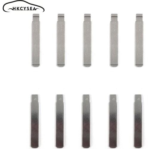HKCYSEA 10 pcs/lot Metal Blank Uncut Flip KD Remote Key Blade Type VA2 #58 for Citroen Triumph Key Blade NO. 58