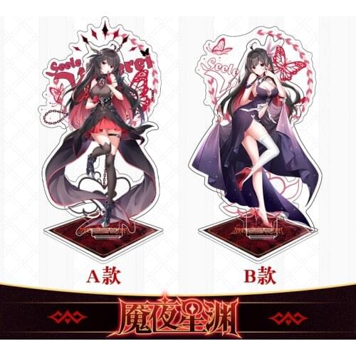 Game Anime Honkai Impact 3rd Seele Vollerei Cartoon Figure Stand Model Plate Toy Decktop Decor Collection Cosplay Birthday Gifts