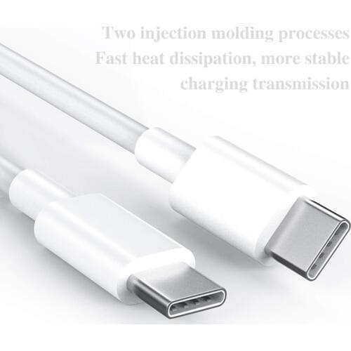 18W 3A USB C to Typc C Cable for Samsung Huawei Xiaomi 1M 2 m USB Type C to Type C Cable Fast Charging PD Cable Adapter C TO C